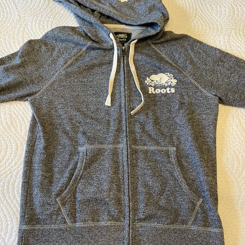 Roots Salt and Pepper Zip-Up Hoodie